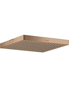 hansgrohe Axor Starck douche de tête 10924310 plafond UP- Plomberie , 240x240mm, 1jet, or rouge brossé