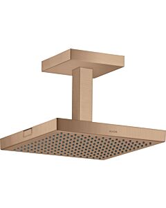 hansgrohe Axor Starck Kopfbrause 10929310 mit Deckenanschluss, 240x240mm, 1jet, brushed red gold