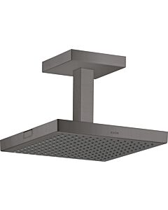 hansgrohe Axor Starck douche de tête 10929340 avec raccordement au plafond, 240x240mm, 1jet, chrome noir brossé