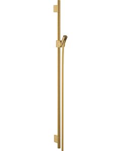 hansgrohe Axor Uno barre de douche 27989250 900mm, avec flexible de douche 1600mm, optique or brossé