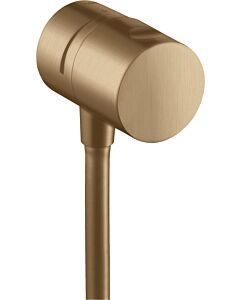hansgrohe Fixfit vanne d&#39;arrêt 38882140 en saillie, bronze brossé