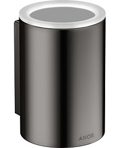 hansgrohe Coupe-dent Axor 42804330 d= 76x114mm, montage mural, chrome noir poli