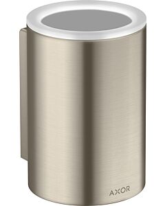 hansgrohe Coupe-dent Axor 42804820 d= 76x114mm, montage mural, nickel brossé