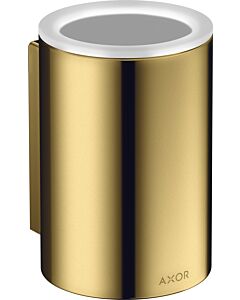 hansgrohe Coupe-dent Axor 42804990 d= 76x114mm, montage mural, optique or poli