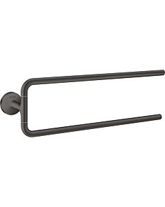 hansgrohe Axor towel holder 42822340 490mm, two-armed, swiveling, wall mounting, brushed black chrome