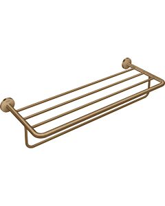 hansgrohe Axor towel rack 42843140 655x250mm, with towel holder, wall mounting, brushed bronze