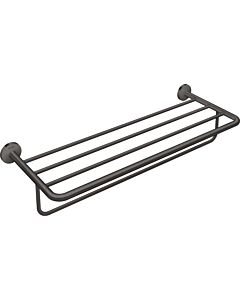 hansgrohe Axor Handtuchablage 42843340 655x250mm, mit Handtuchhalter, Wandmontage, brushed black chrome