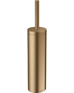 hansgrohe Axor WC-Bürstengarnitur 42855140 mit Deckel, Wandmontage, brushed bronze