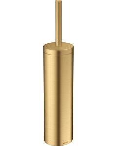 hansgrohe Axor WC-Bürstengarnitur 42855250 mit Deckel, Wandmontage, brushed gold optic