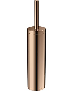 hansgrohe Axor WC-Bürstengarnitur 42855300 mit Deckel, Wandmontage, polished red gold