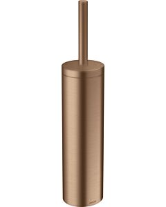hansgrohe Axor WC brush set 42855310 with lid, wall mounting, brushed red gold