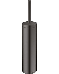hansgrohe Axor WC-Bürstengarnitur 42855340 mit Deckel, Wandmontage, brushed black chrome