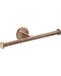 hansgrohe Axor Papierrollenhalter 42857300 double, wall mounting, polished red gold