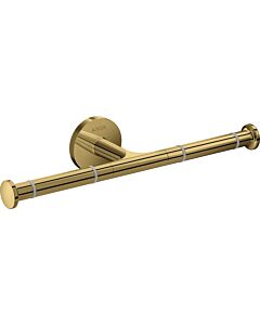 hansgrohe Axor Papierrollenhalter 42857990 doppelt, Wandmontage, polished gold optic
