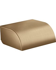 hansgrohe Axor Papierrollenhalter 42858140 146x142mm, mit Deckel, Wandmontage, brushed bronze