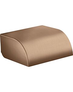 hansgrohe Axor Papierrollenhalter 42858310 146x142mm, avec couvercle, montage mural, or rouge brossé