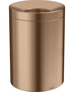 hansgrohe Axor Abfalleimer 42872310 freistehend, brushed red gold