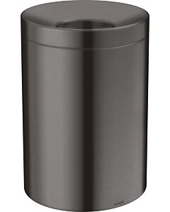 hansgrohe Axor waste bin 42872340 free-standing, brushed black chrome