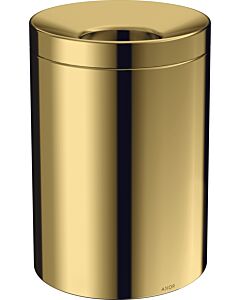 hansgrohe Axor waste bin 42872990 free-standing, polished gold optic