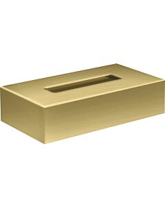 hansgrohe Axor Kosmetiktuchbox 42873950 265x145mm, Wandmontage, brushed brass