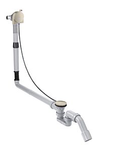 hansgrohe Exafill set complet 58317820 bec de bain, garniture de vidage et trop-plein, nickel brossé