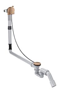 hansgrohe Exafill set complet 58317310 bec de bain, set de vidage et trop-plein, or rouge brossé