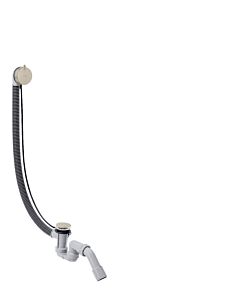 hansgrohe Flexaplus complete set 58318820 waste and overflow set, brushed nickel