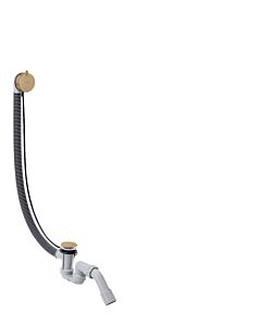 hansgrohe Flexaplus complete set 58318140 waste and overflow set, brushed bronze