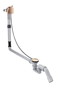 hansgrohe Exafill set complet 58317300 bec de bain, set de vidage et trop-plein, or rouge poli
