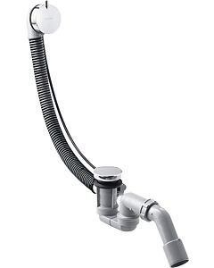 hansgrohe Flexaplus S Komplettset 58316000 mit Ab-/Überlaufgarnitur, für Normalwanne, chrom