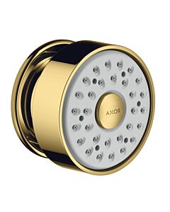 hansgrohe Axor side shower 28464990 round rosette, swivelling, 1jet, polished gold optic