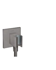 hansgrohe Axor Portereinheit 36734340 eckig, mit Rückflussverhinderer, integrierte Haltefunktion, brushed black chrome