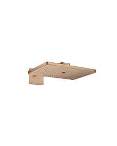 hansgrohe Axor Kopfbrause 35276310 mit Brausearm, Rosette, brushed red gold