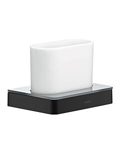 hansgrohe Axor verre dentaire 42834670 verre, montage mural, noir mat