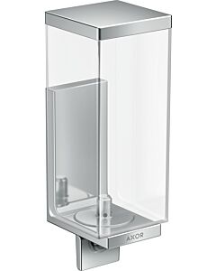 hansgrohe Axor Universal Distributeur de lotion rectangulaire 42610000 verre, montage mural, chromé