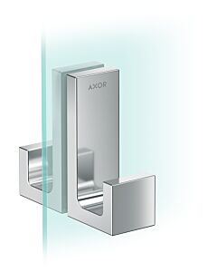 hansgrohe Axor Universal Poignée de porte de douche rectangulaire 42639000 avec matériel de montage, chromé