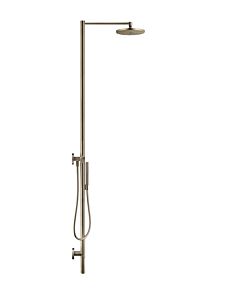 hansgrohe Axor Starck shower column 12670140 with overhead shower, hand shower, brushed bronze