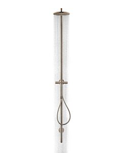 hansgrohe Axor Starck Duschsäule 12672140 mit Thermostat, Kopfbrause 240 1jet, brushed bronze