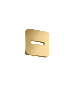 hansgrohe Rosette 35214250 130x130mm, softsquare, Wandmontage, brushed gold optic
