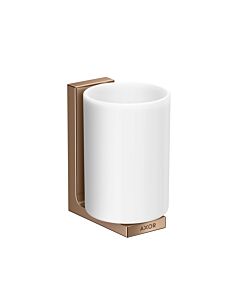 hansgrohe Axor tooth cup 42604300 glass, wall mounting, polished red gold