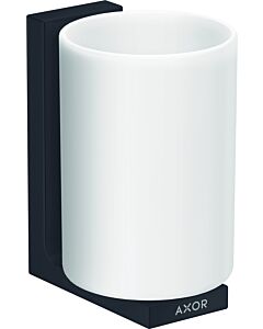 hansgrohe Axor toothbrush holder 42604670 glass, wall-mounted, matt black