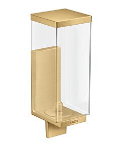 hansgrohe Distributeur de lotion Axor 42610250 verre, montage mural, optique or brossé
