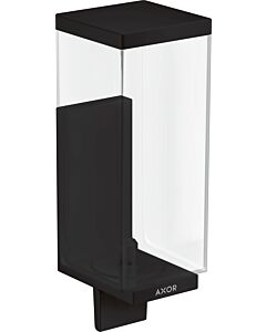 hansgrohe Axor distributeur de lotion 42610670 verre, montage mural, noir mat
