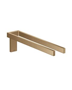 hansgrohe Axor Handtuchhalter 42622140 380mm, zweiarmig, feststehend, brushed bronze
