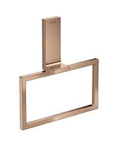 hansgrohe Axor anneau porte-serviettes 42623300 carré, pivotante , or rouge poli