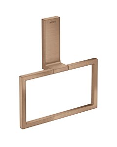 hansgrohe Axor anneau porte-serviettes 42623310 carré, pivotante , or rouge brossé