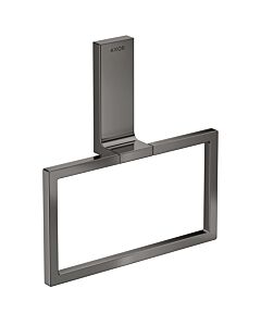 hansgrohe Axor anneau porte-serviettes 42623330 carré, pivotante , chrome noir poli
