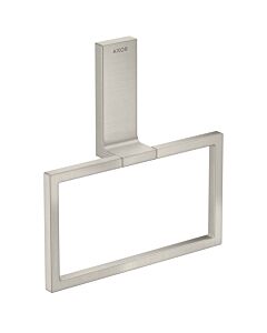 hansgrohe Axor anneau porte-serviettes 42623800 carré, pivotante , optique inox
