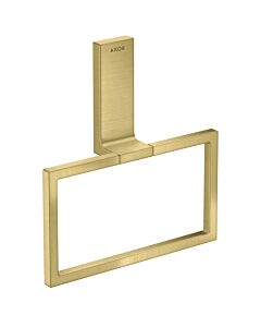hansgrohe Axor towel ring 42623950 square, swiveling, brushed brass