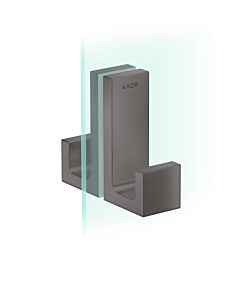 hansgrohe Axor poignée de porte de douche 42639340 chrome noir brossé